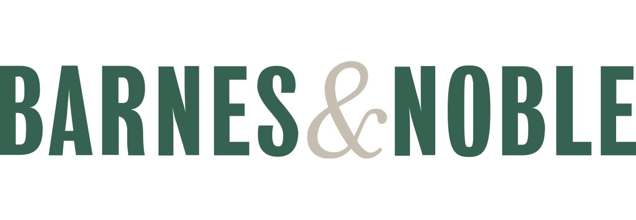 A green and white logo for barnes & noble.
